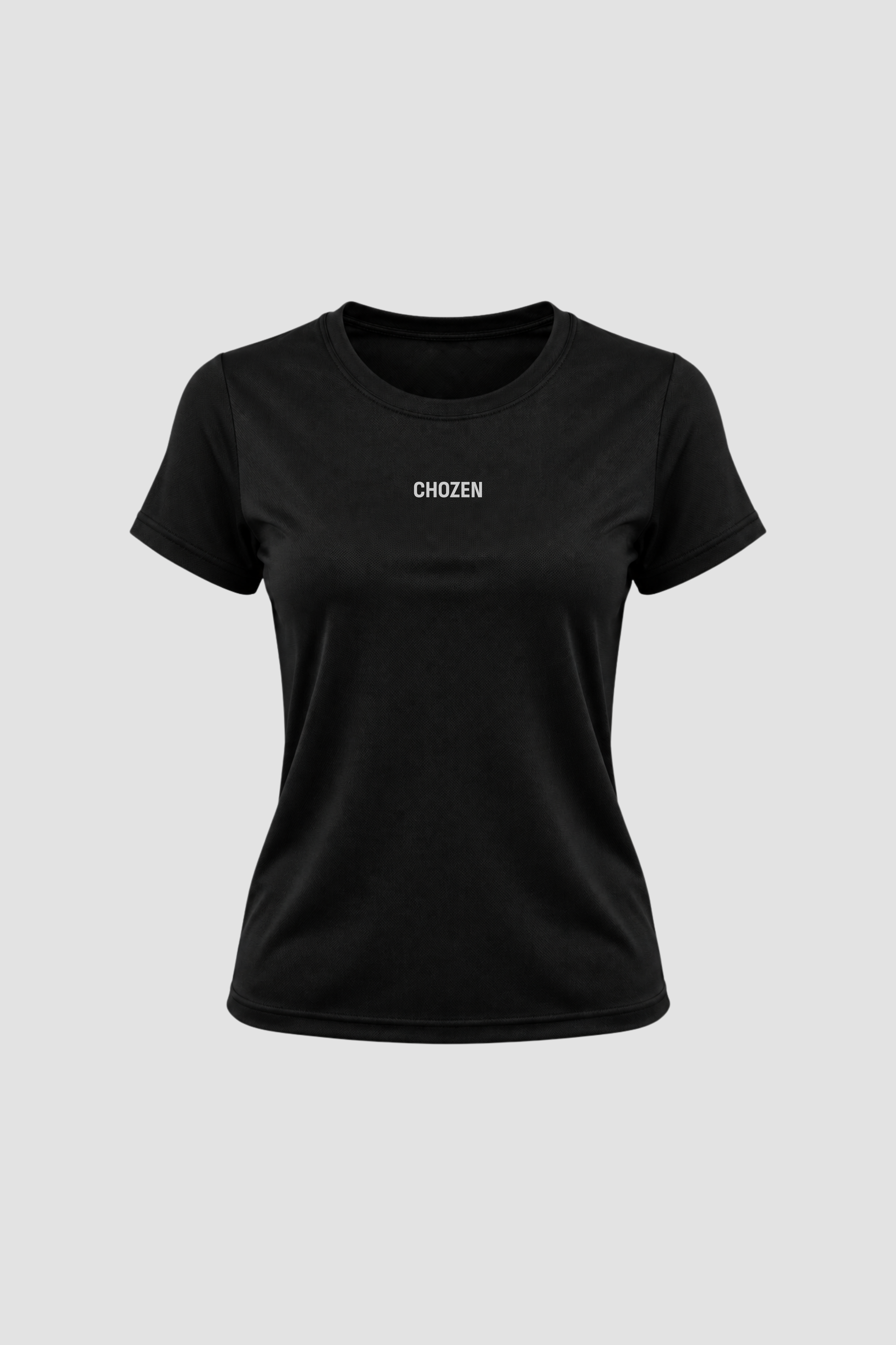 Camiseta Dry Fit Feminina - Preto - Chozen