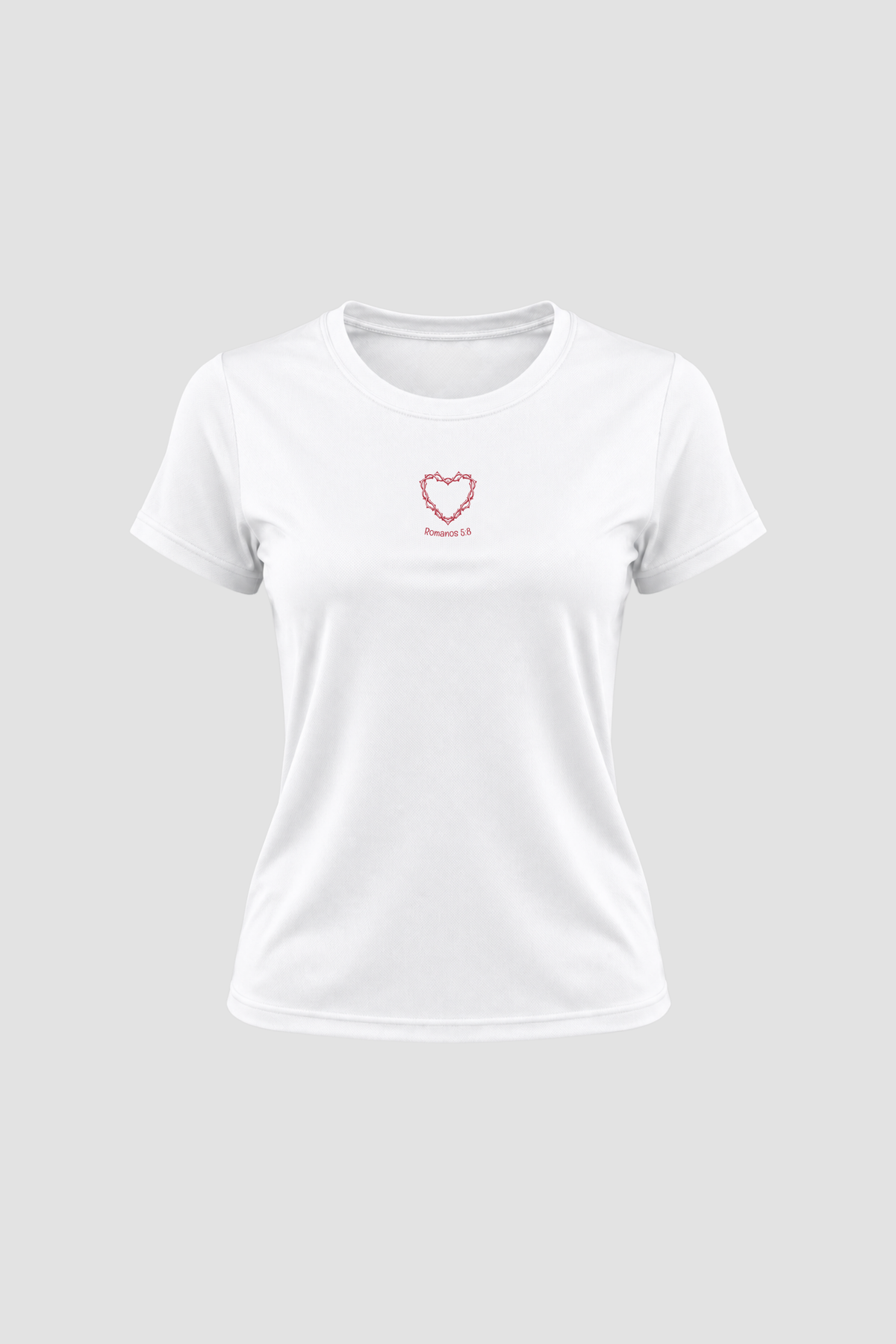 Camiseta Dry Fit Feminina - Branco - Romanos