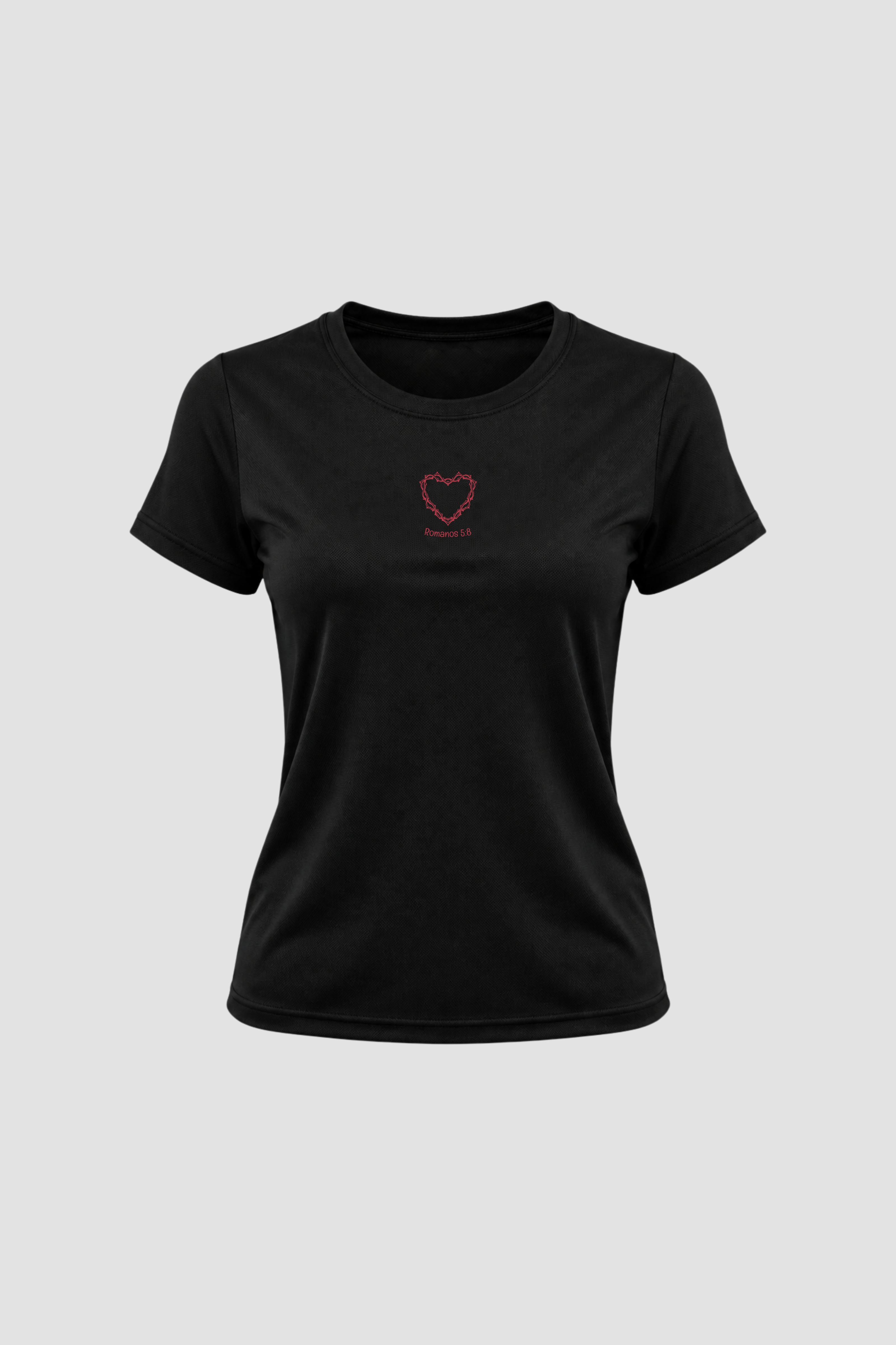 Camiseta Dry Fit Feminina - Preto - Romanos