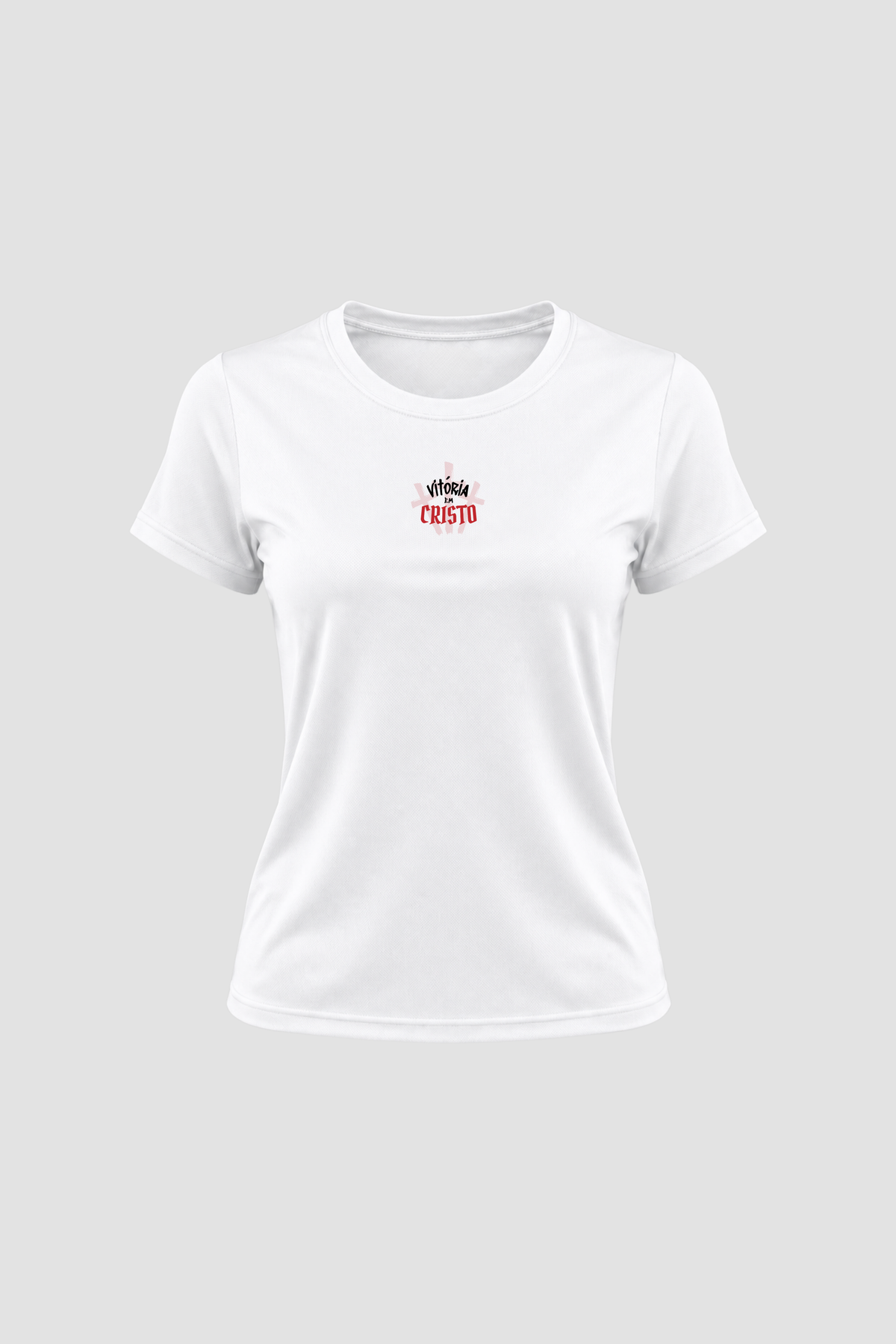 Camiseta Dry Fit Feminina - Branco - Vitória