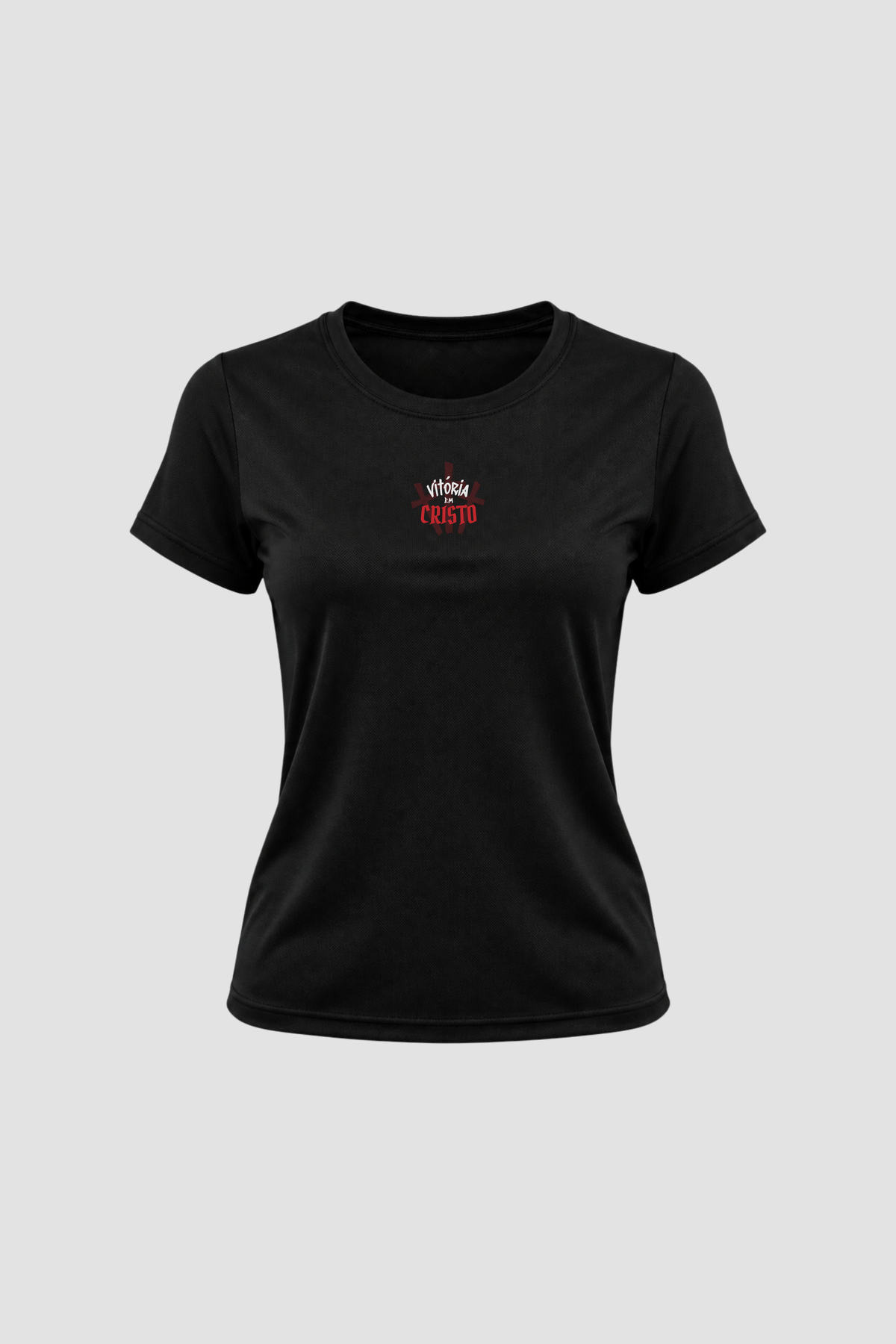 Camiseta Dry Fit Feminina - Preto - Vitória
