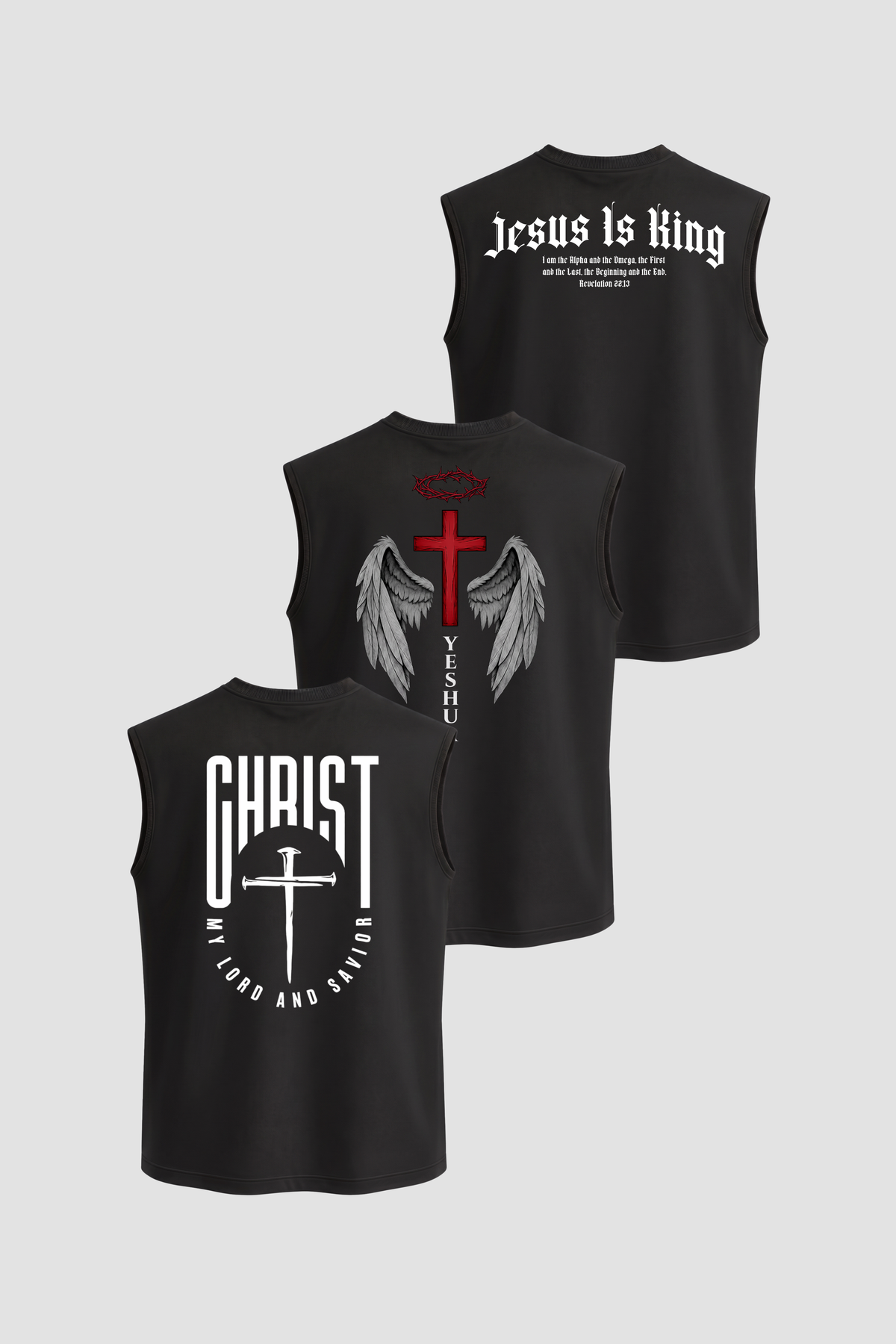 Kit 3 Regatas Oversized - Messias