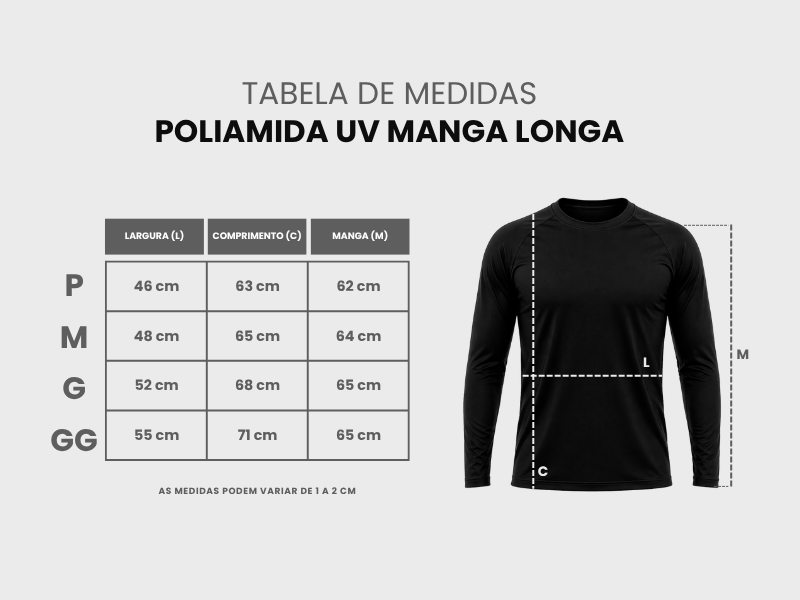 POLIAMIDA MANGA LONGA UV - VERDE
