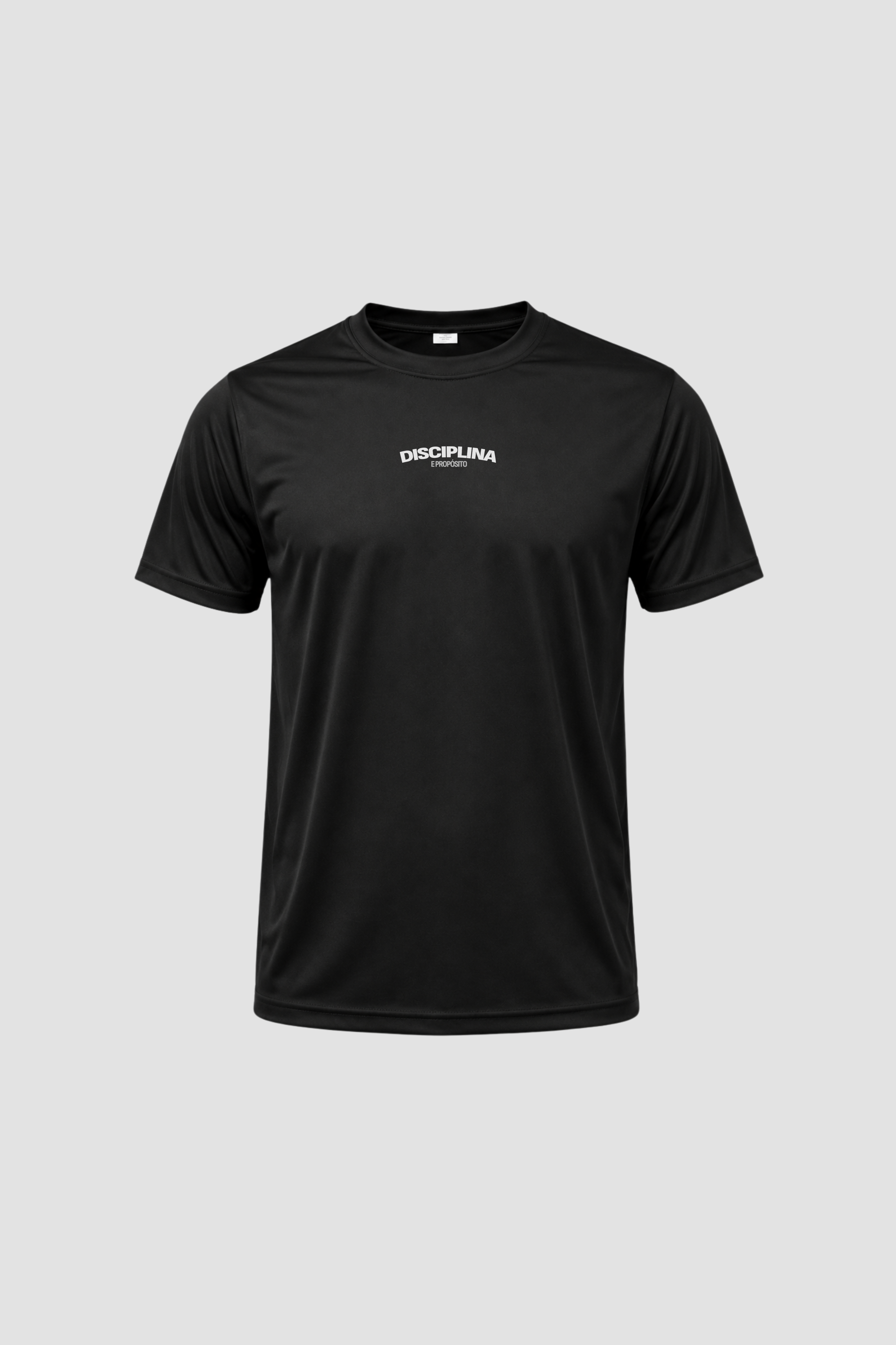 Camiseta Dry Fit - Preto - Disciplina e Propósito