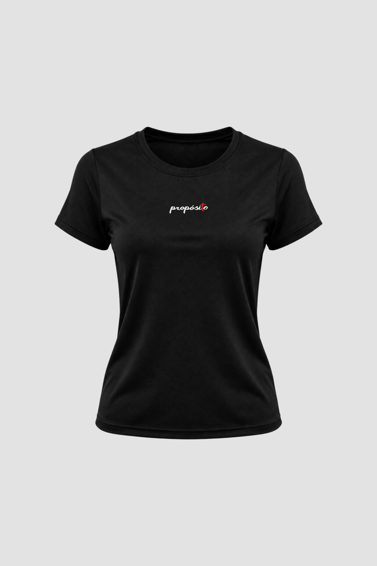 Camiseta Dry Fit Feminina - Preto - Propósito