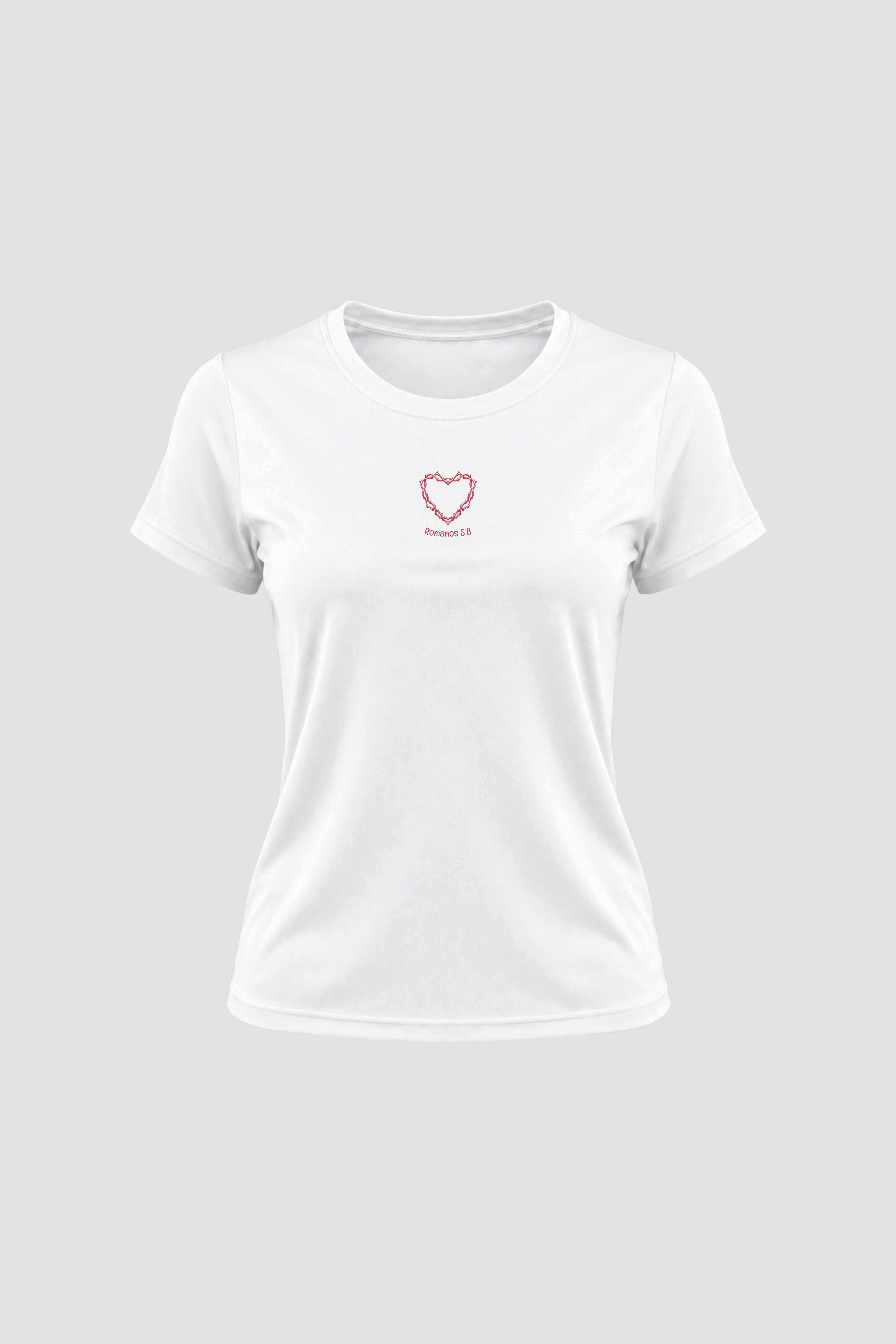 Camiseta Dry Fit Feminina - Branco - Romanos