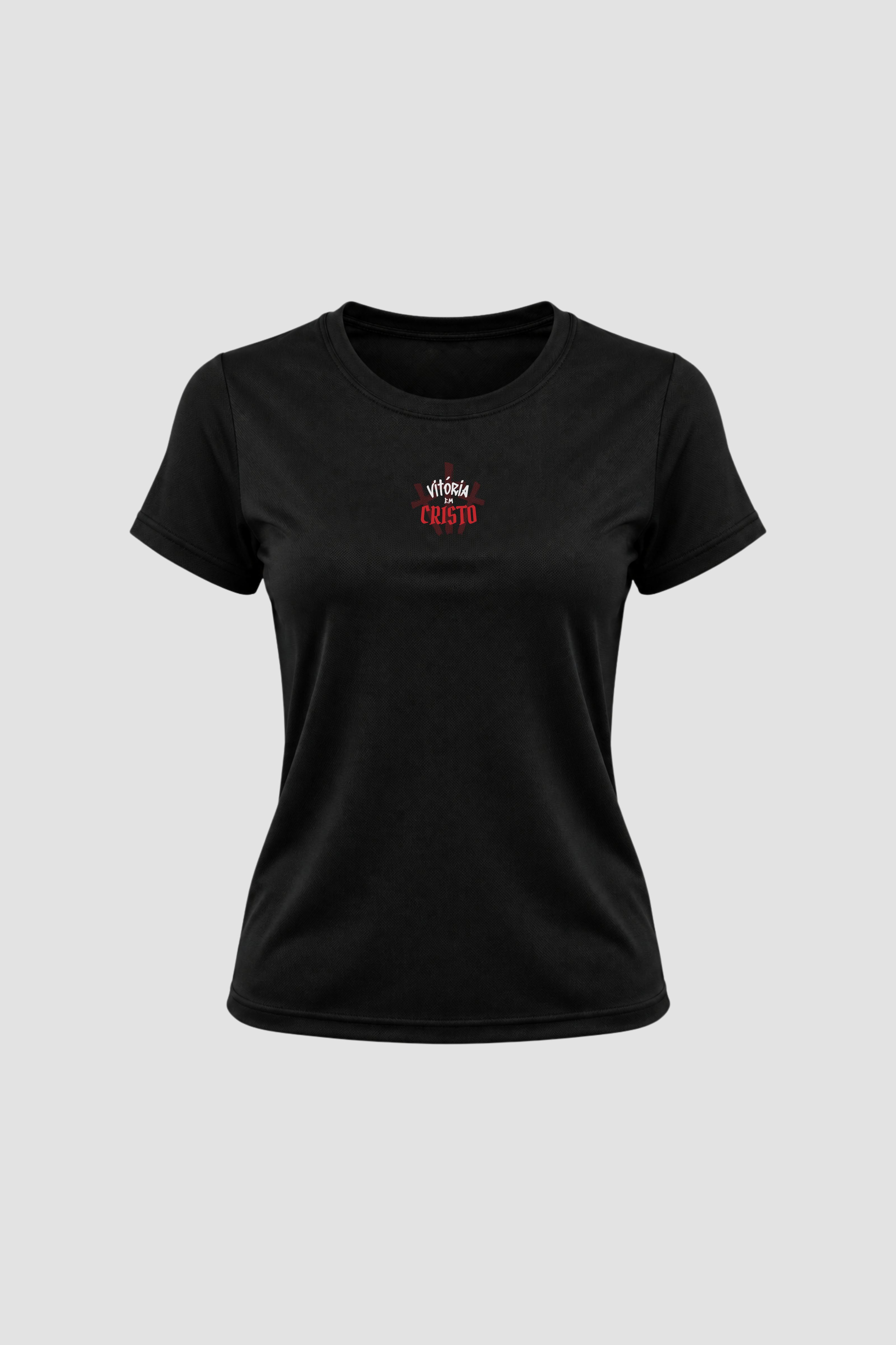 Camiseta Dry Fit Feminina - Preto - Vitória