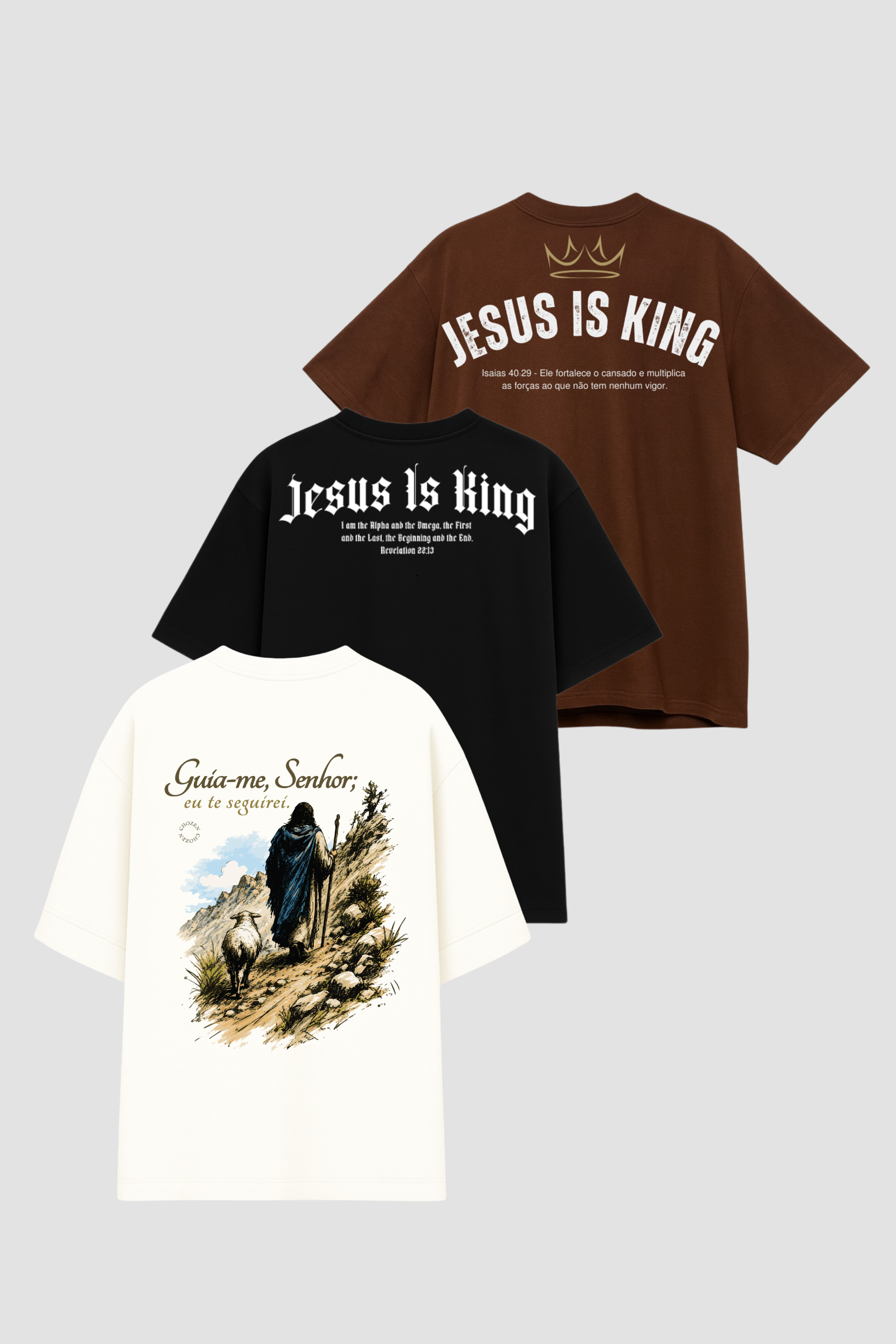Kit 3 Oversizeds - Jesus