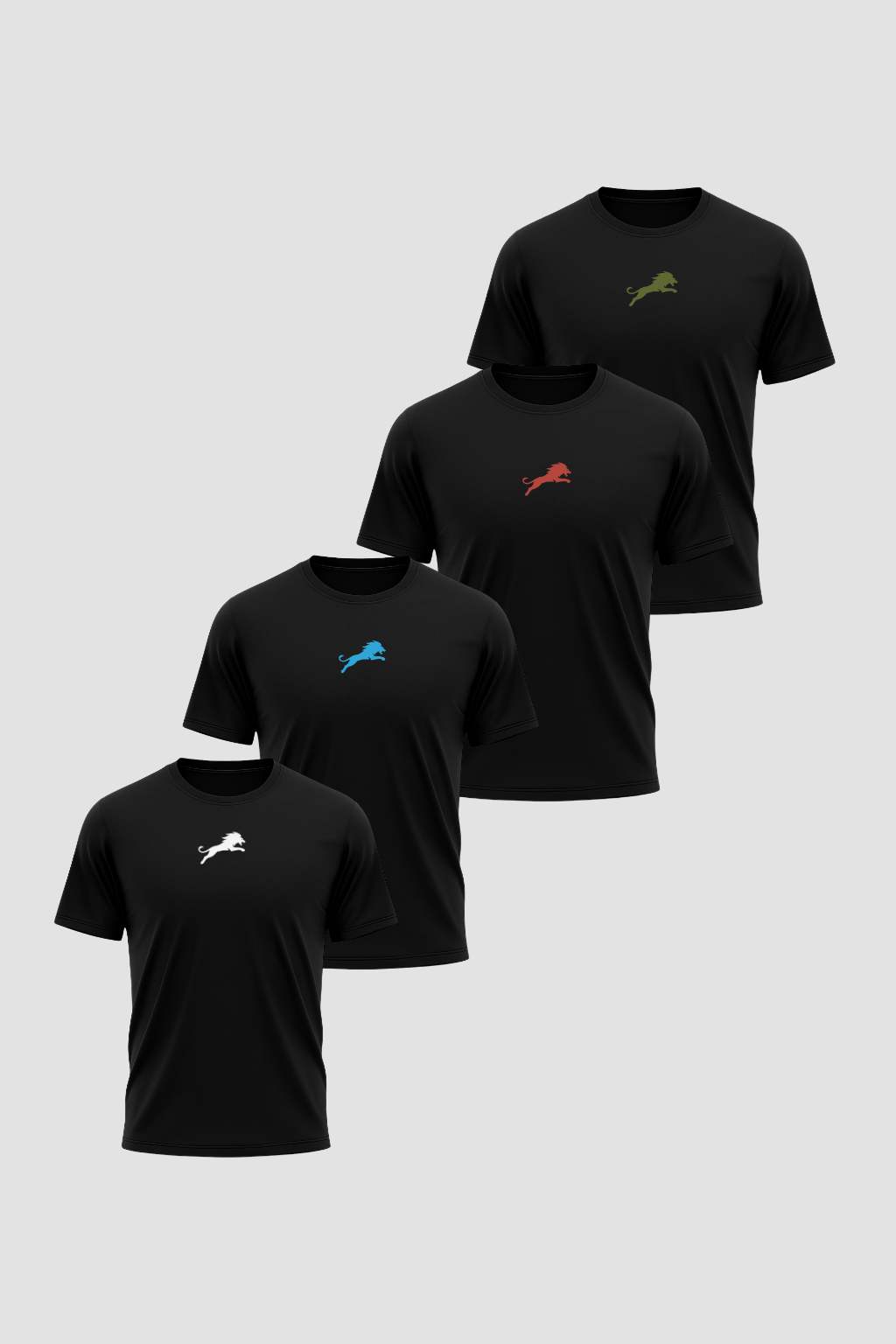 KIT LIONS 4 CAMISAS DRY FIT