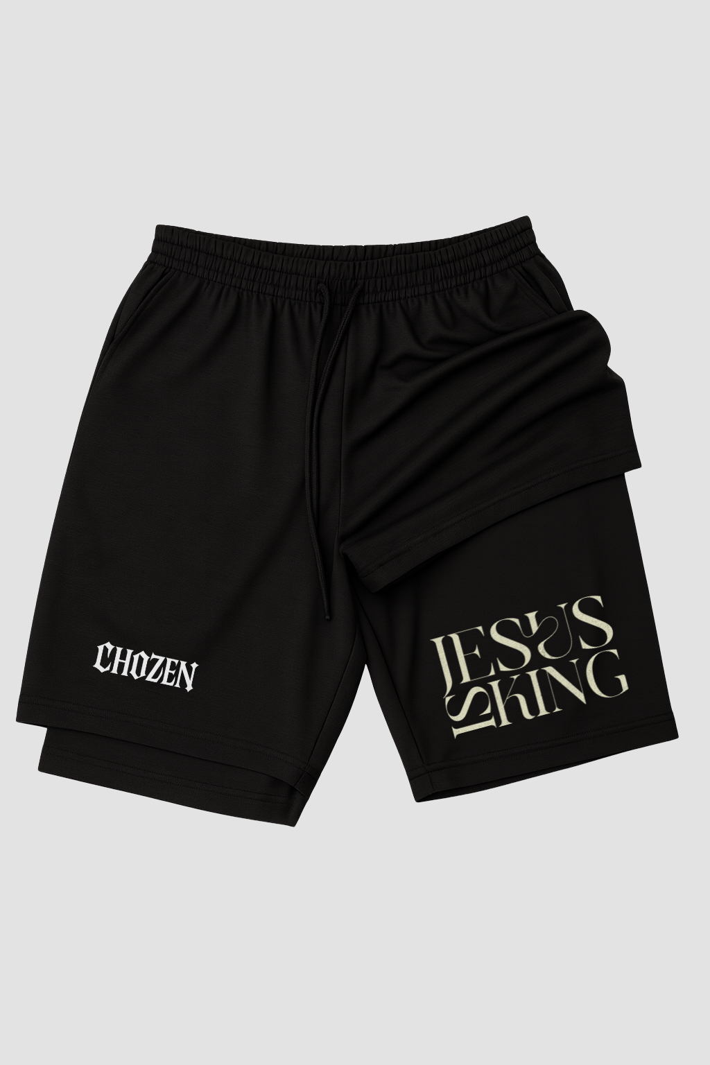 SHORT COMPRESSÃO 2 EM 1 - JESUS IS KING