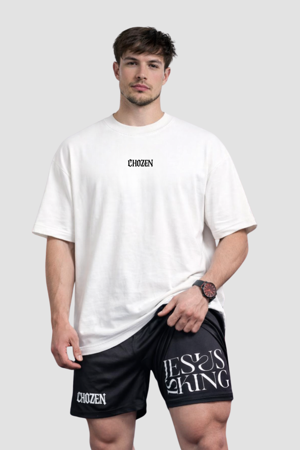 SHORT COMPRESSÃO 2 EM 1 - JESUS IS KING