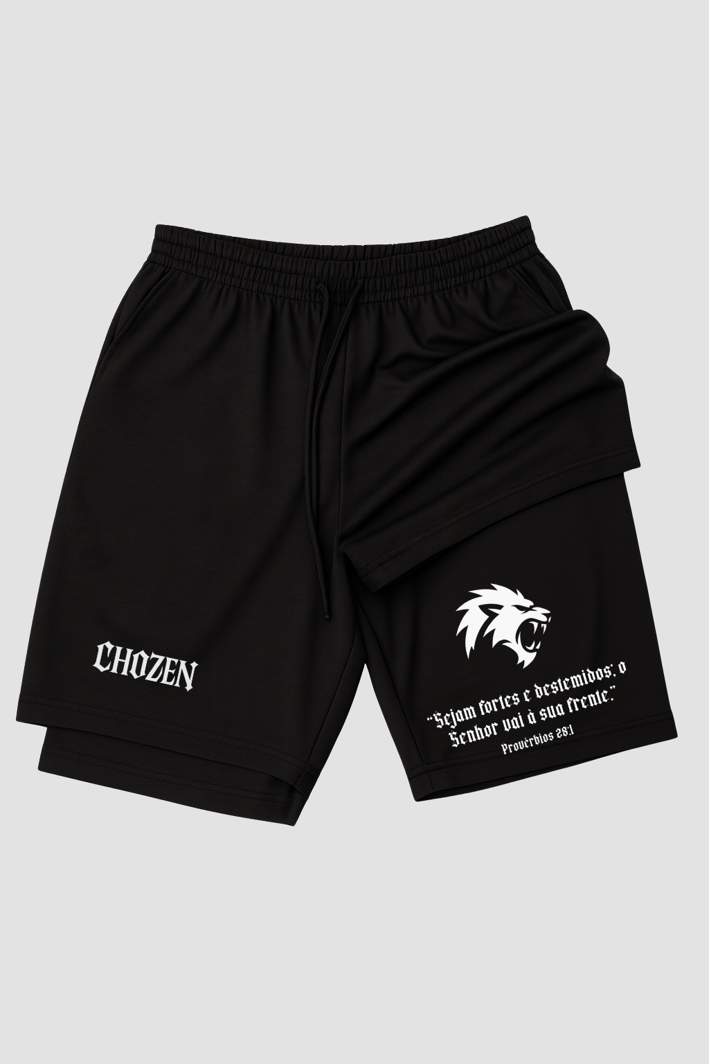 KIT 4 SHORTS COMPRESSÃO 2 EM 1